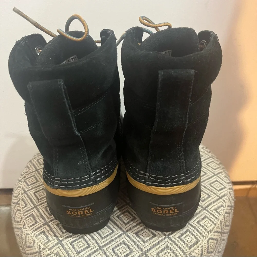 Sorel Cheyanne II Black Waterproof Winter Snow Duck Boot Youth Size 4